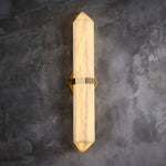 Alabaster Obelisk Wall Sconce - Lamp Outdoor