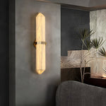 Alabaster Obelisk Wall Sconce - Lamp Outdoor