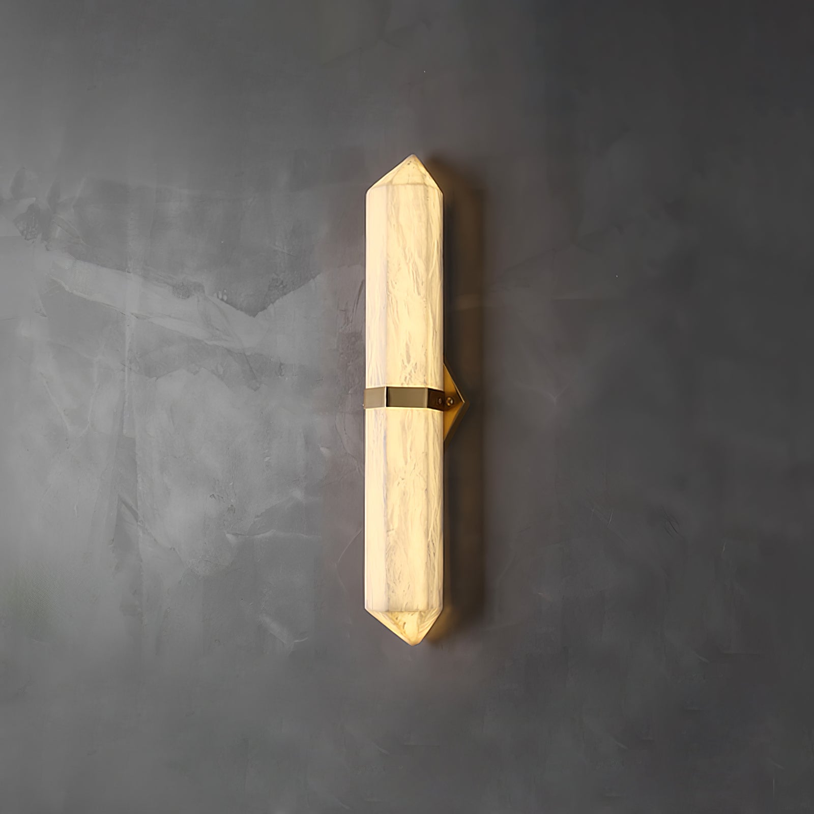Alabaster Obelisk Wall Sconce - Lamp Outdoor