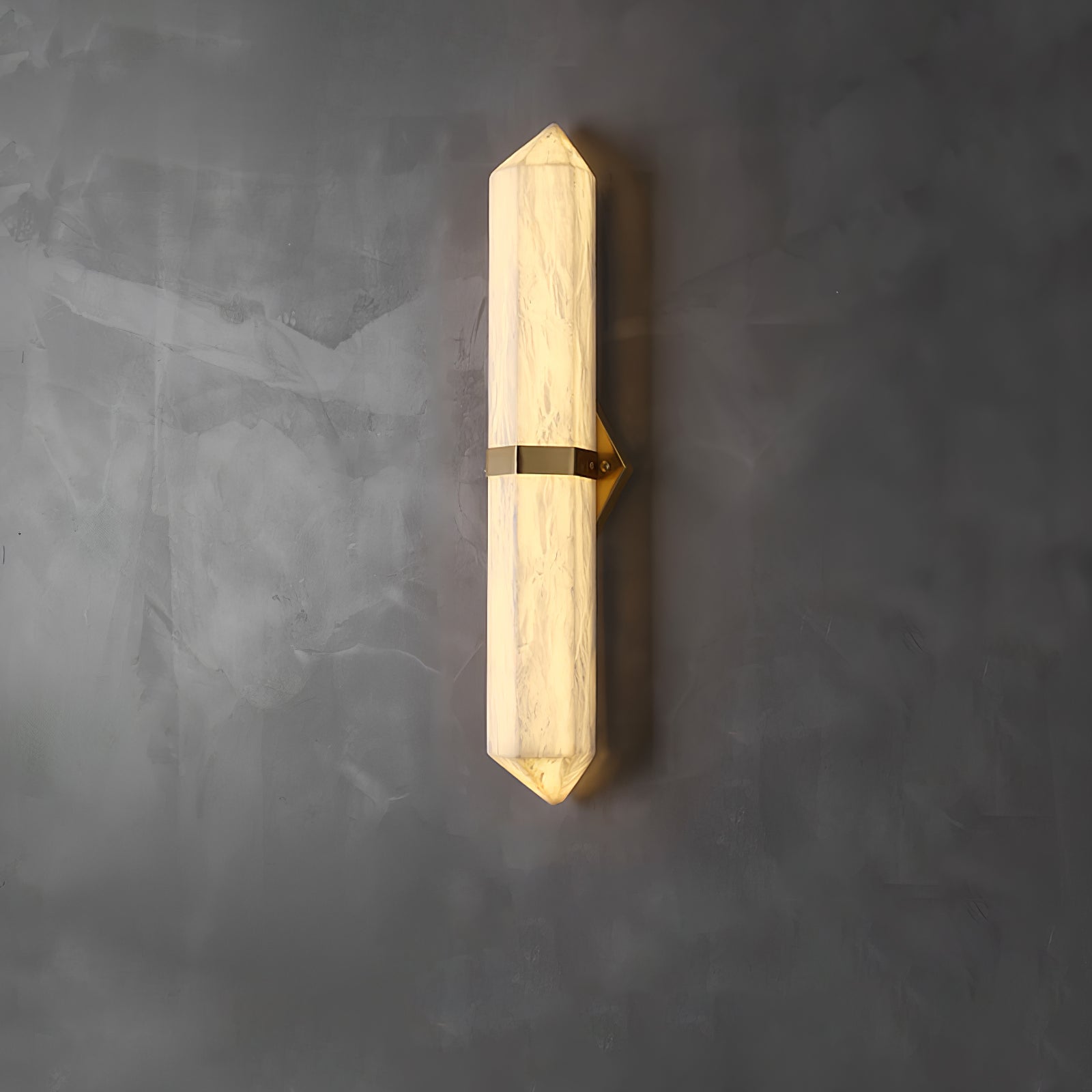 Alabaster Obelisk Wall Sconce - Lamp Outdoor