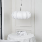 Oblate Silk Pendant Lamp - Lamp Outdoor