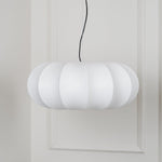 Oblate Silk Pendant Lamp - Lamp Outdoor