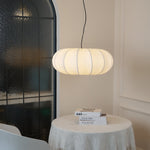 Oblate Silk Pendant Lamp - Lamp Outdoor