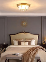 Bowl Shaped Brass Ceiling Lamp - Lamp Outdoor