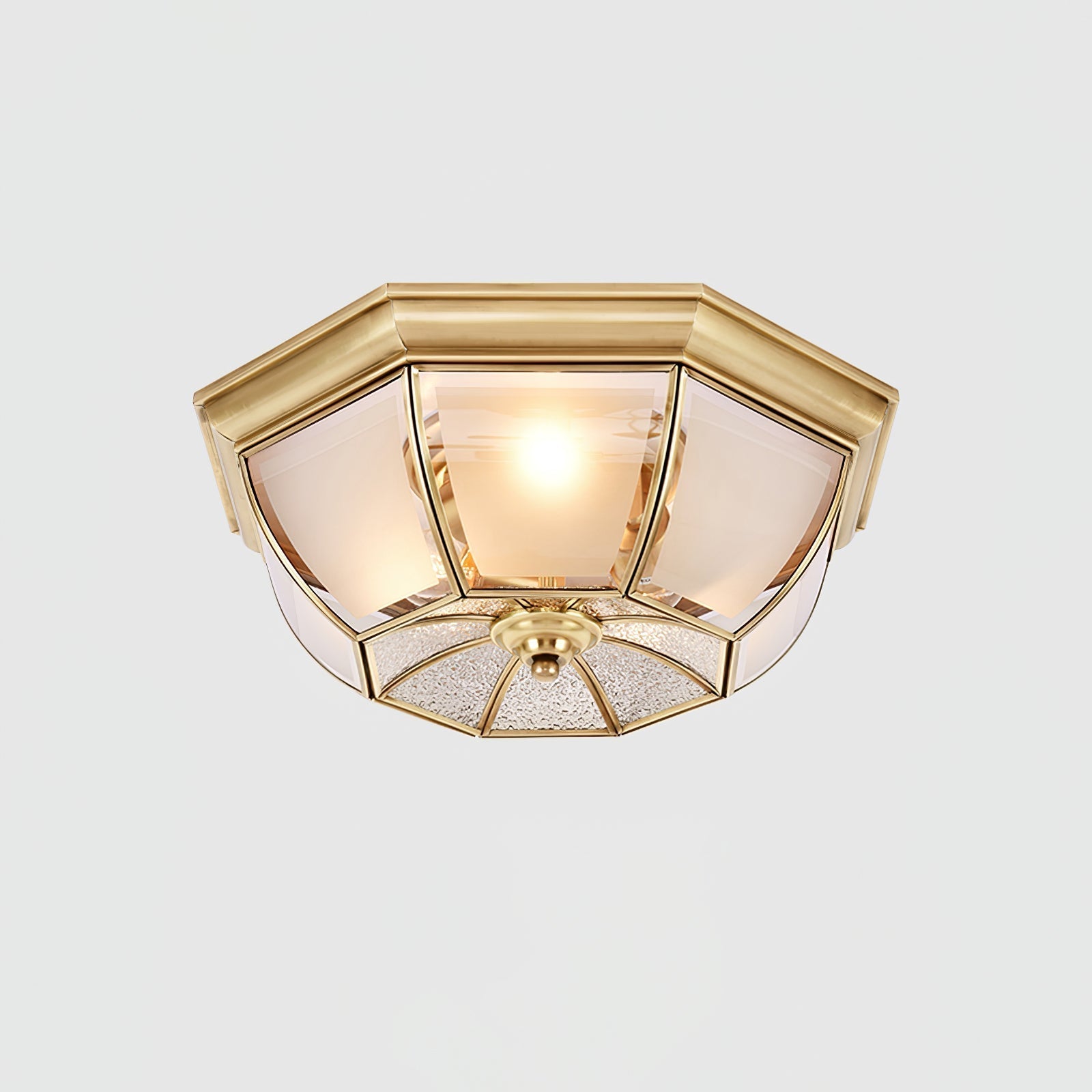 Bowl Shaped Brass Ceiling Lamp - Lamp Outdoor