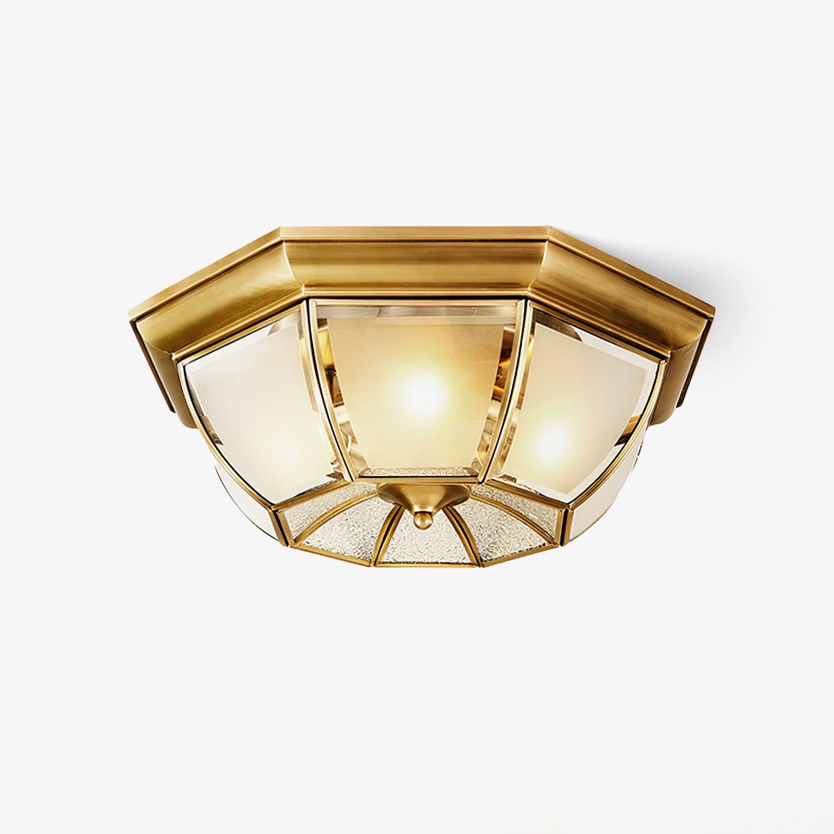 Bowl Shaped Brass Ceiling Lamp - Lamp Outdoor