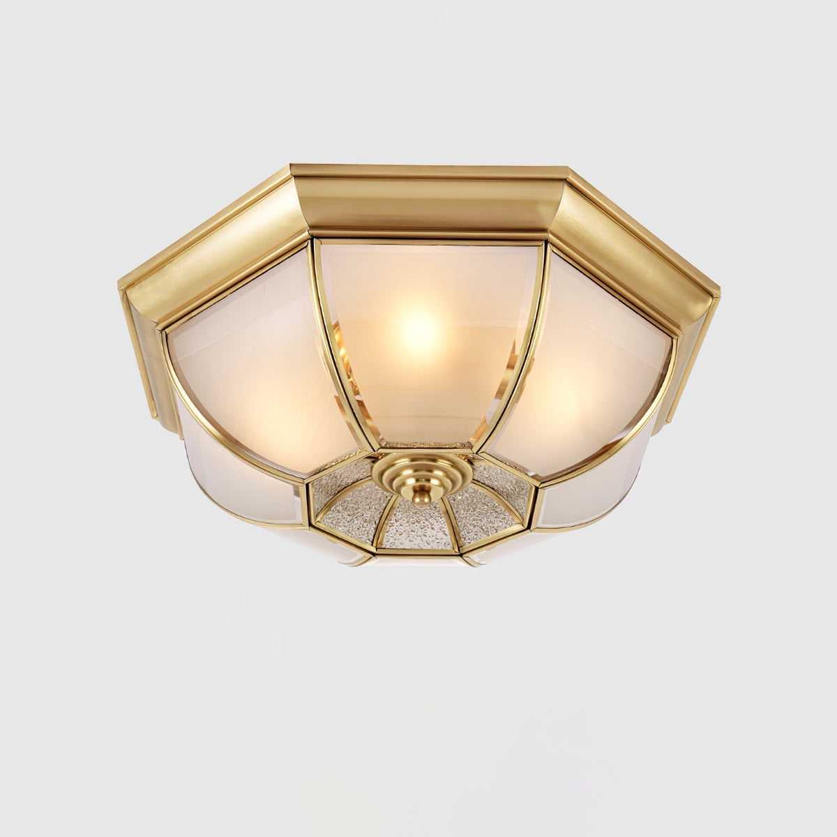 Bowl Shaped Brass Ceiling Lamp - Lamp Outdoor