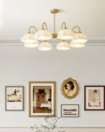 Octagonal Glass Bowl Chandelier - Lamp Outdoor