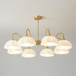 Octagonal Glass Bowl Chandelier - Lamp Outdoor