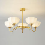 Octagonal Glass Bowl Chandelier - Lamp Outdoor