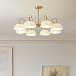 Octagonal Glass Bowl Chandelier - Lamp Outdoor