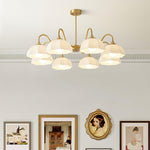Octagonal Glass Bowl Chandelier - Lamp Outdoor