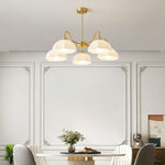 Octagonal Glass Bowl Chandelier - Lamp Outdoor