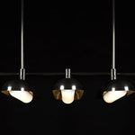 Lyvinaris Geometric Brass Linear Pendant Light - Lamp Outdoor