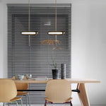 Lyvinaris Geometric Brass Linear Pendant Light - Lamp Outdoor
