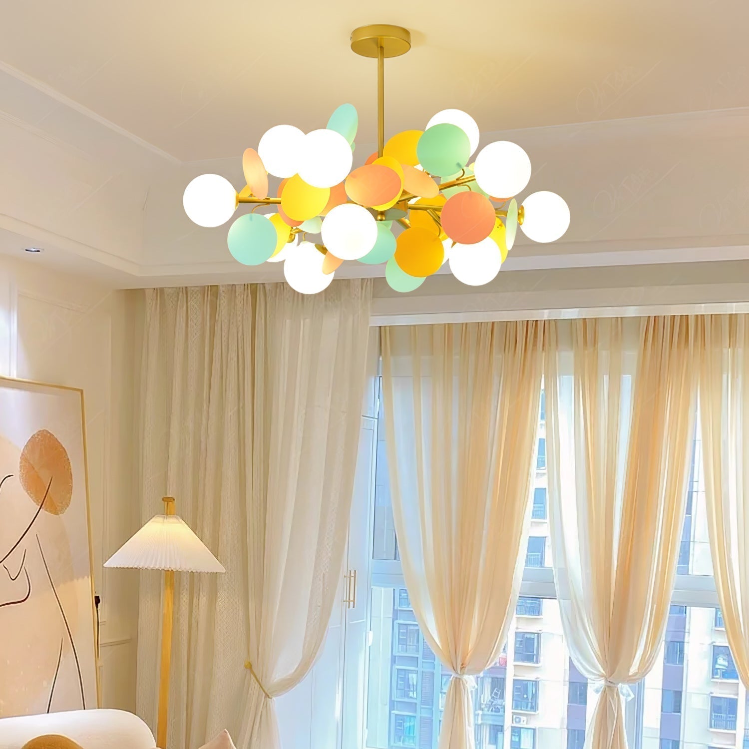 Off White Tree Chandelier - Lamp Outdoor