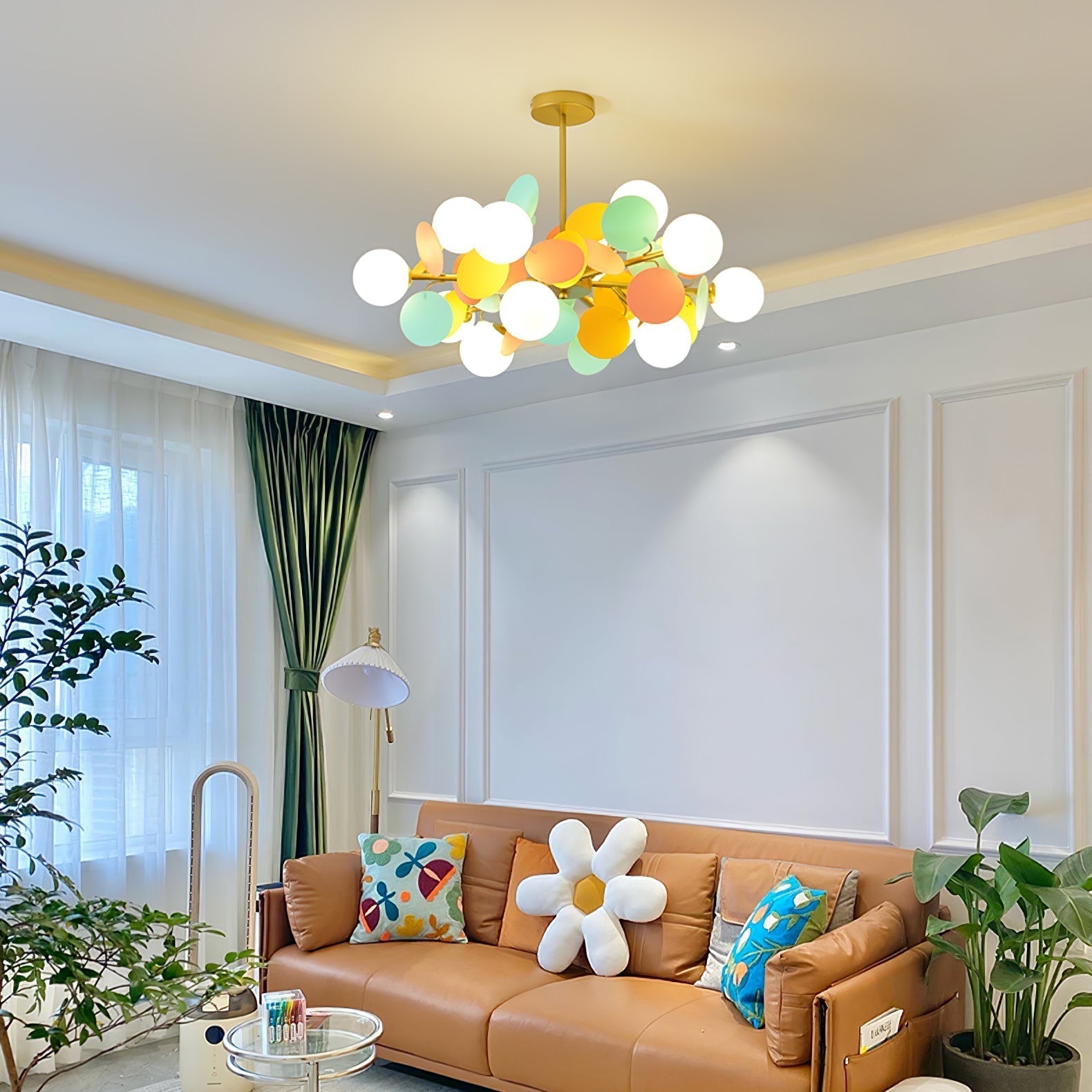Off White Tree Chandelier - Lamp Outdoor