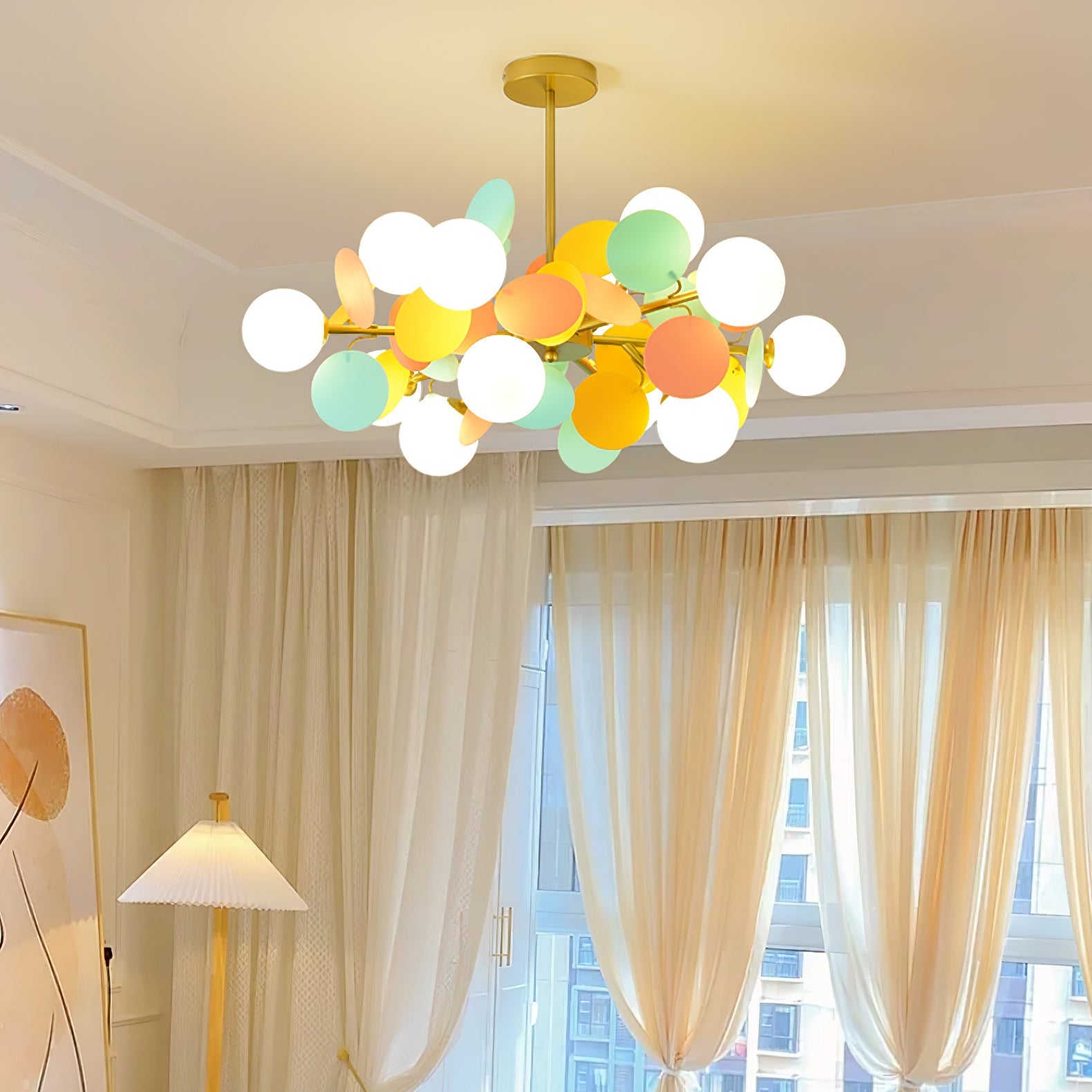 Off White Tree Chandelier - Lamp Outdoor