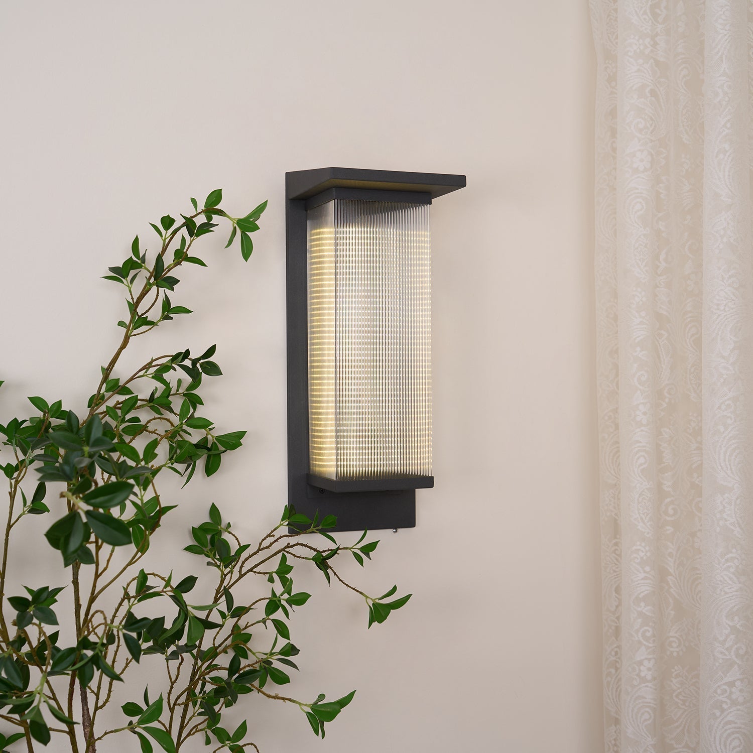 Oleron Box Outdoor Solar Wall Lamp - Lamp Outdoor