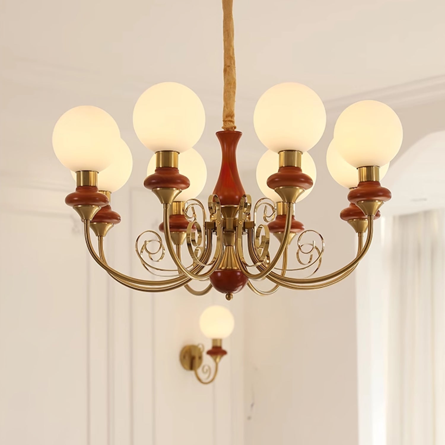 Onyx Chandelier - Lamp Outdoor