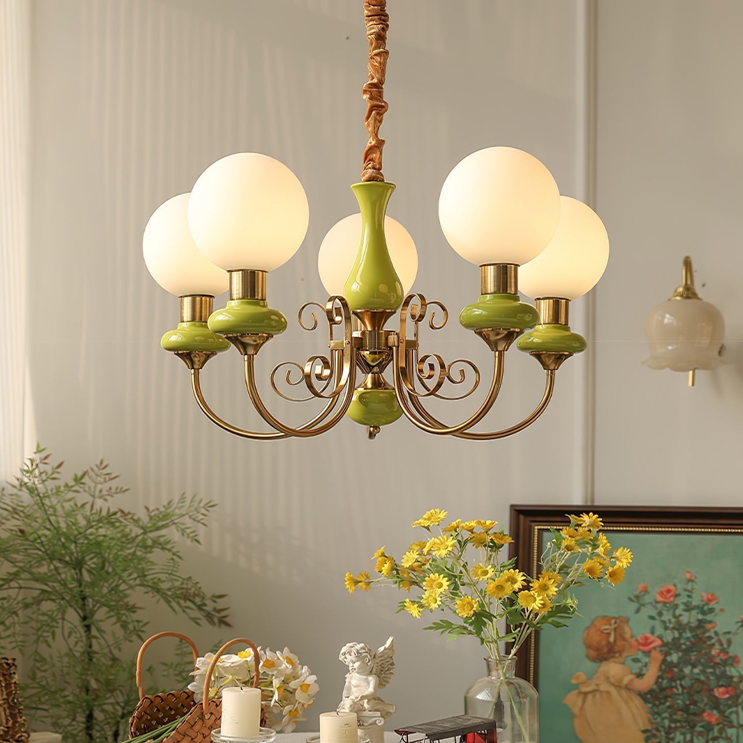 Onyx Chandelier - Lamp Outdoor