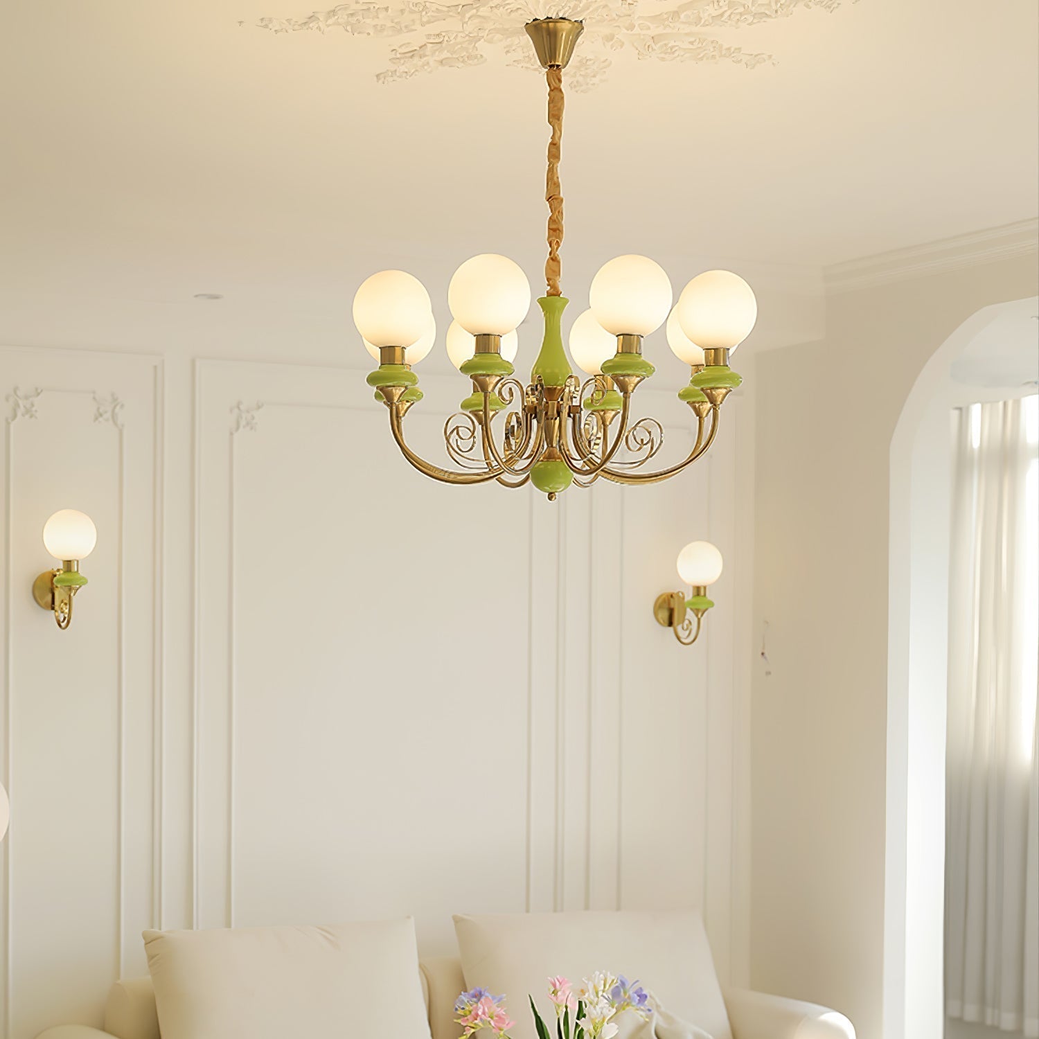 Onyx Chandelier - Lamp Outdoor