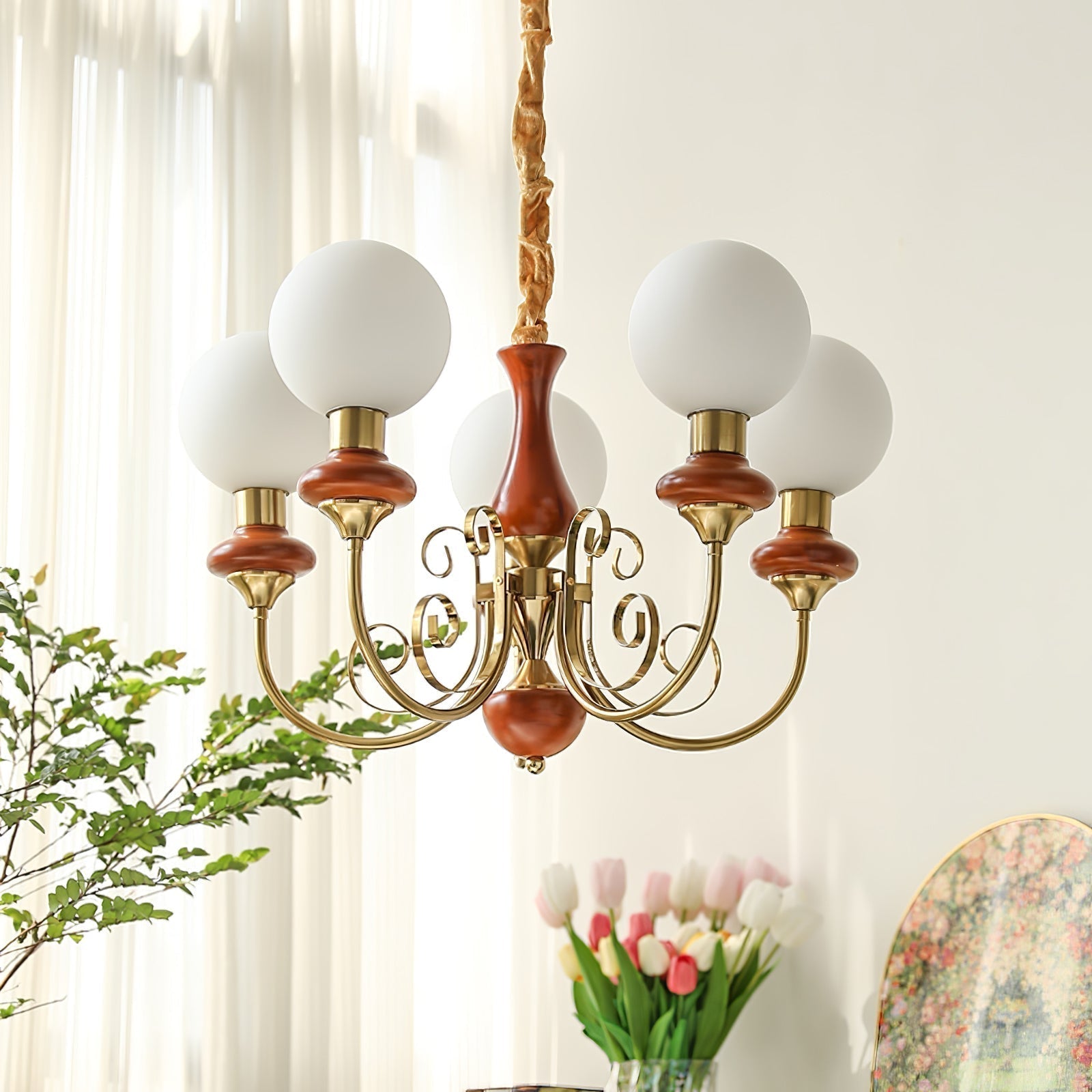 Onyx Chandelier - Lamp Outdoor