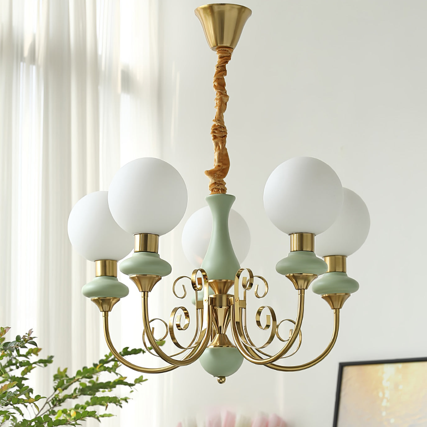 Onyx Chandelier - Lamp Outdoor