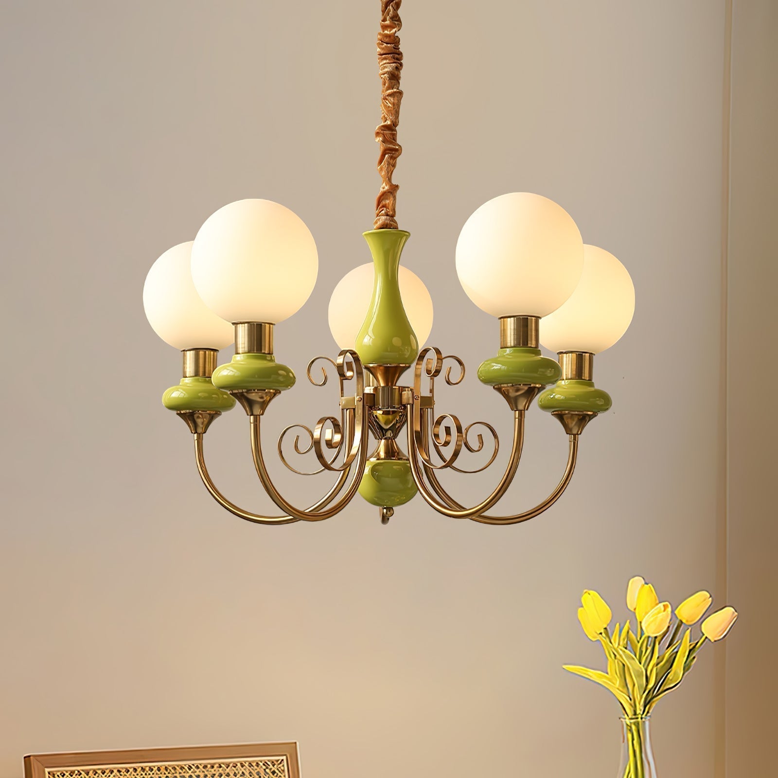 Onyx Chandelier - Lamp Outdoor