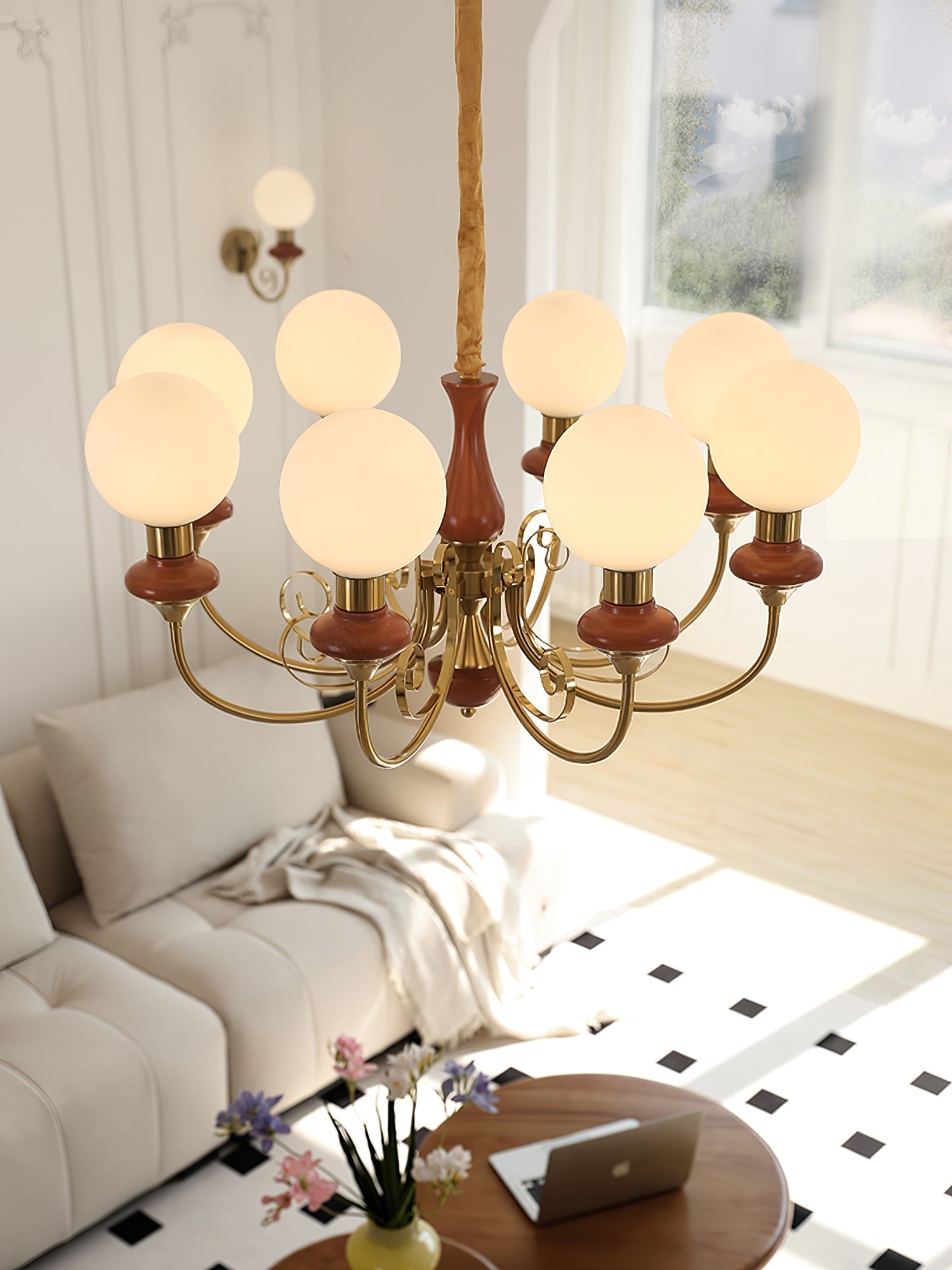 Onyx Chandelier - Lamp Outdoor