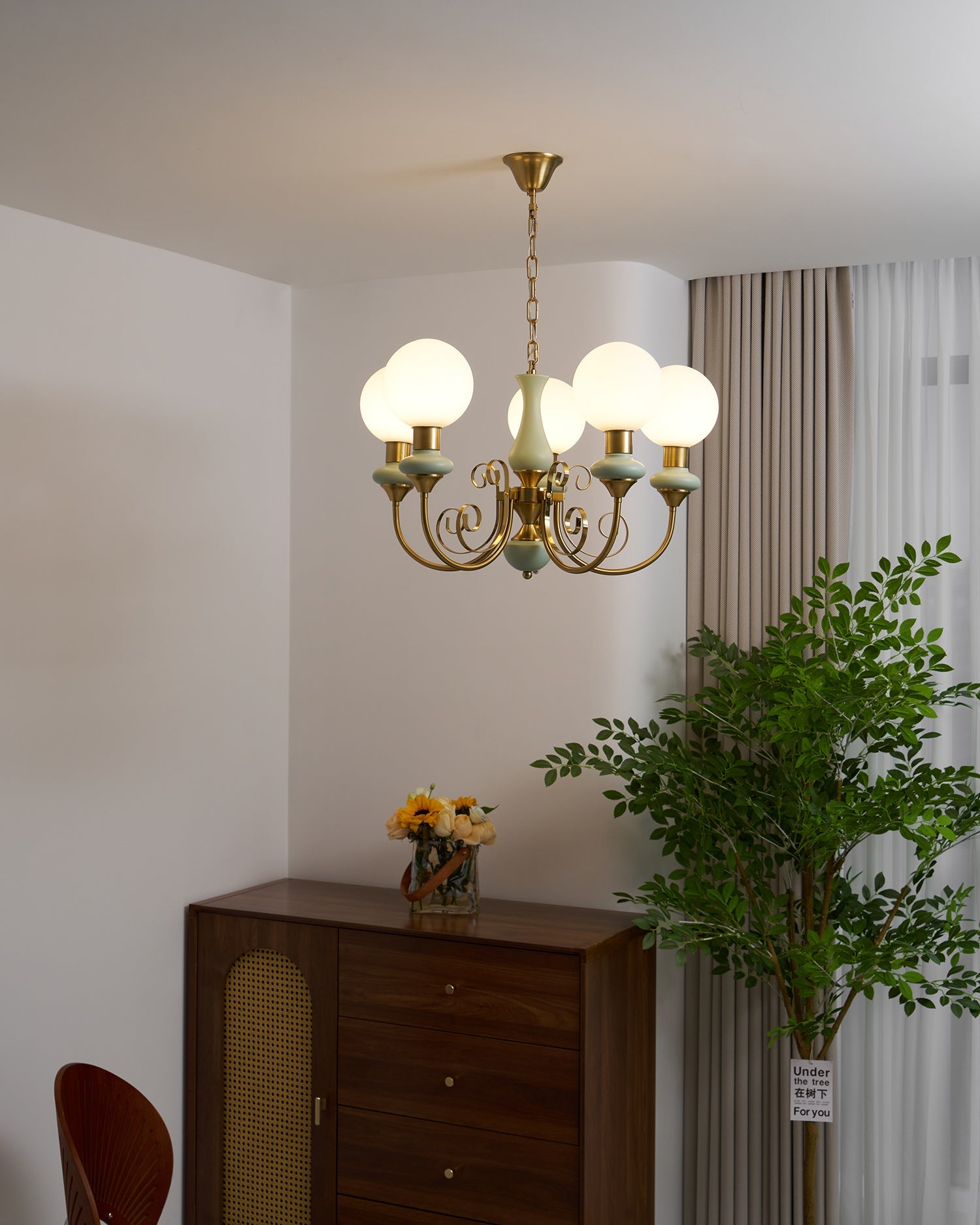 Onyx Chandelier - Lamp Outdoor
