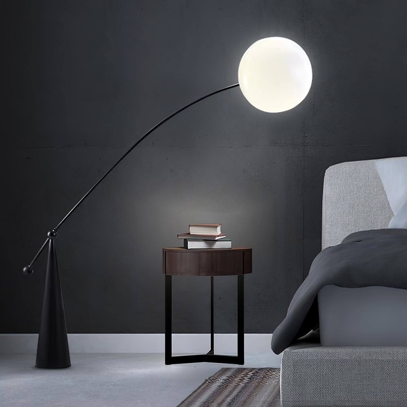 Opal Arc Floor Lamp - Lamp Outdoor
