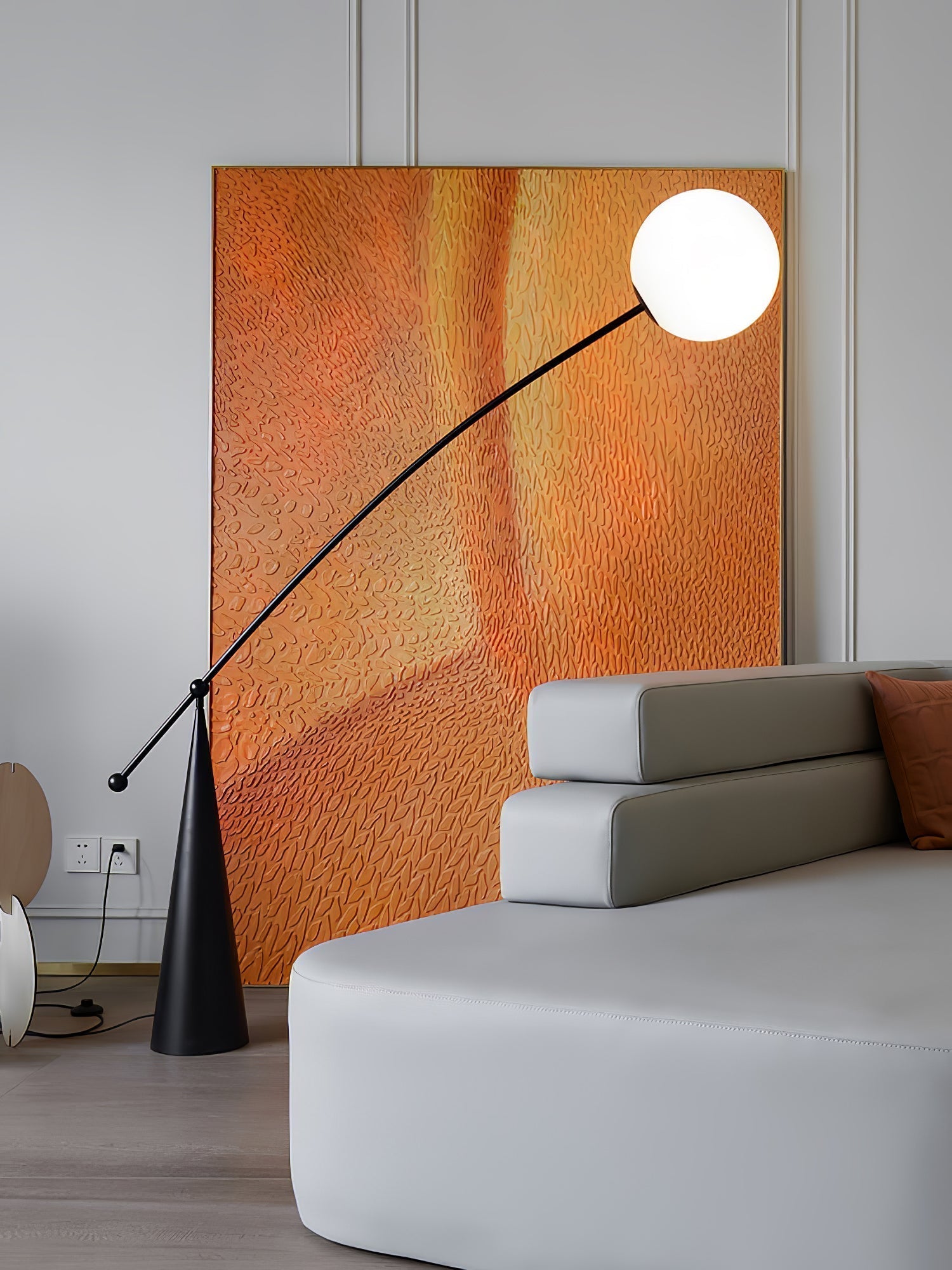 Opal Arc Floor Lamp - Lamp Outdoor