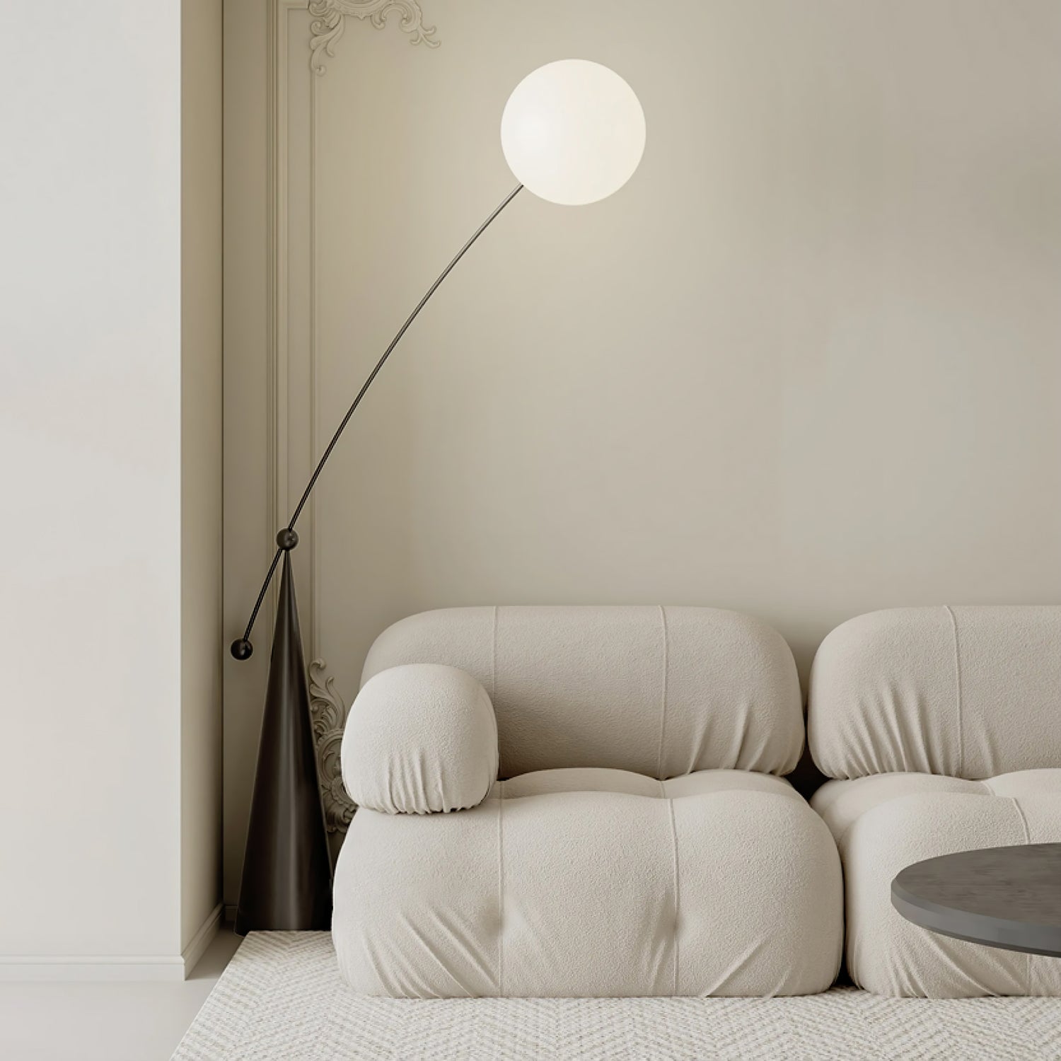 Opal Arc Floor Lamp - Lamp Outdoor