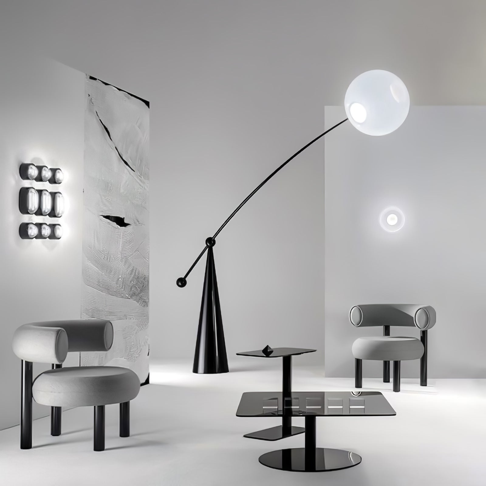 Opal Arc Floor Lamp - Lamp Outdoor