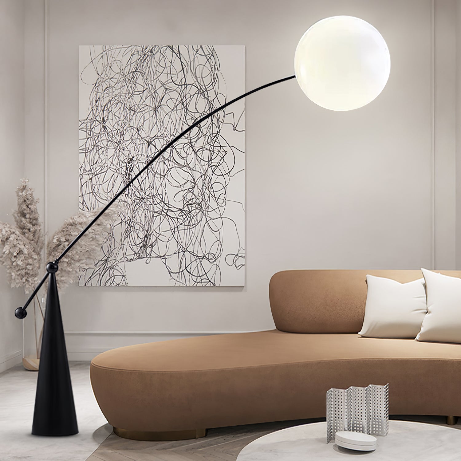Opal Arc Floor Lamp - Lamp Outdoor