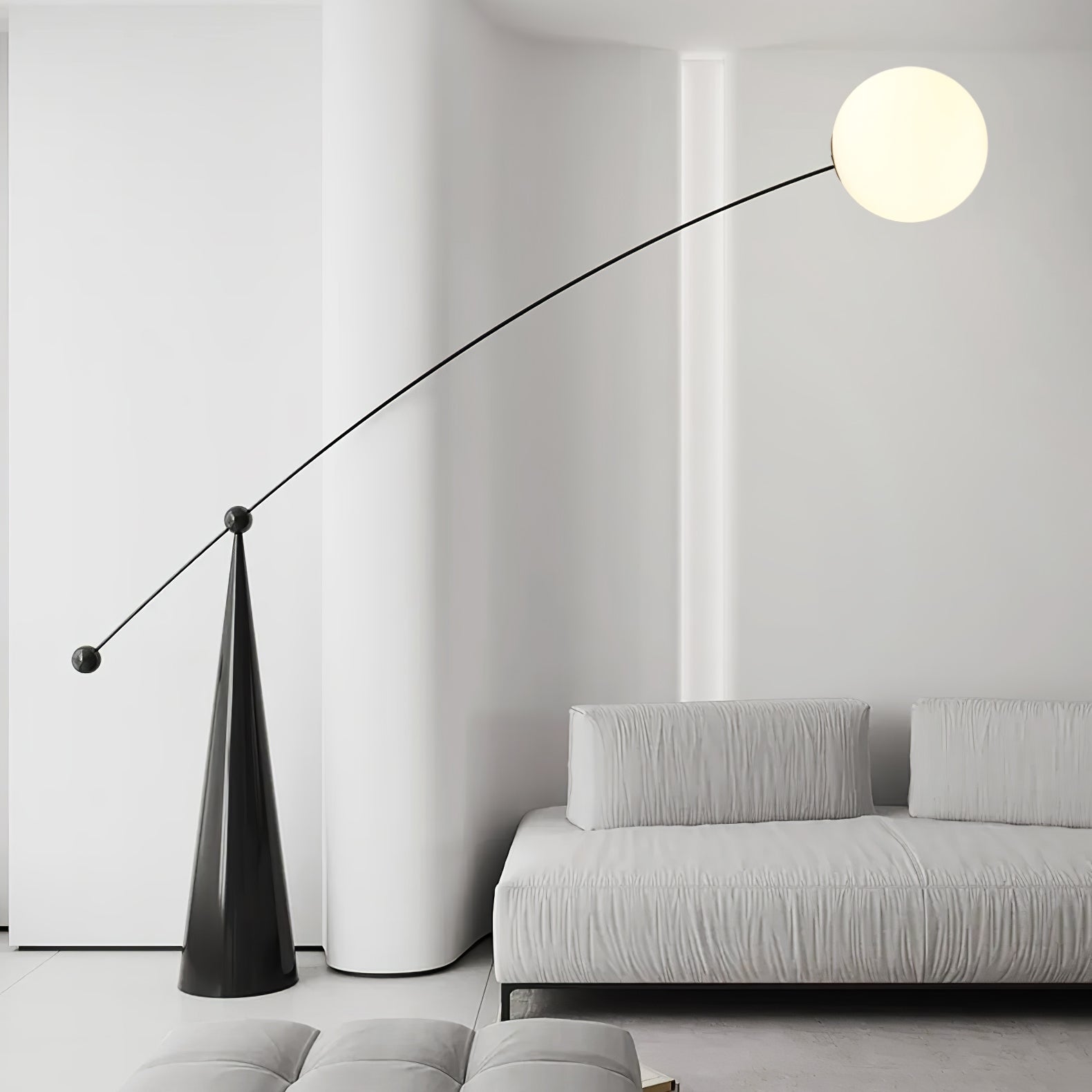 Opal Arc Floor Lamp - Lamp Outdoor