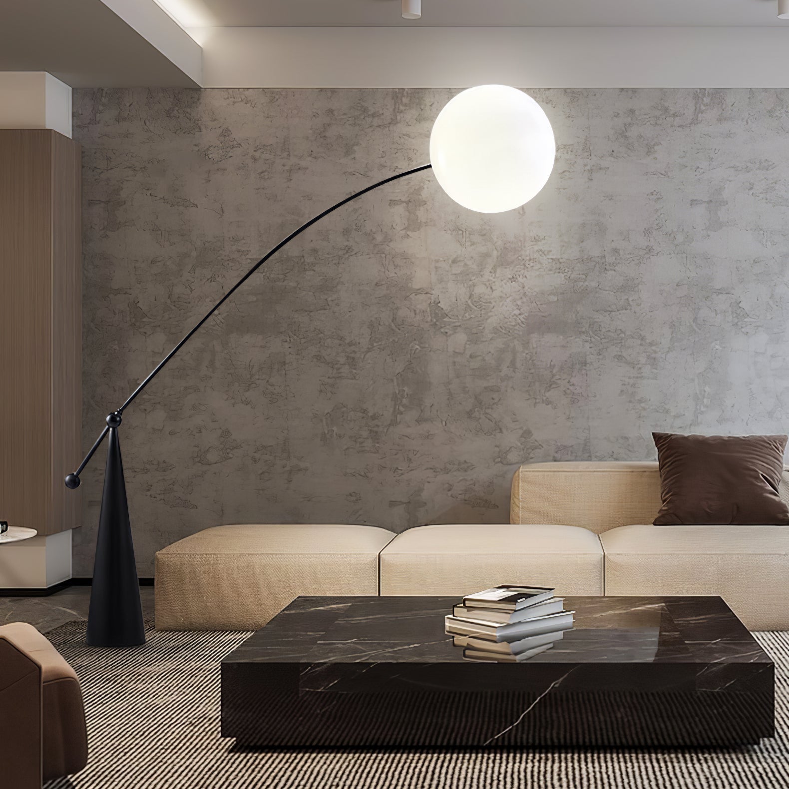Opal Arc Floor Lamp - Lamp Outdoor
