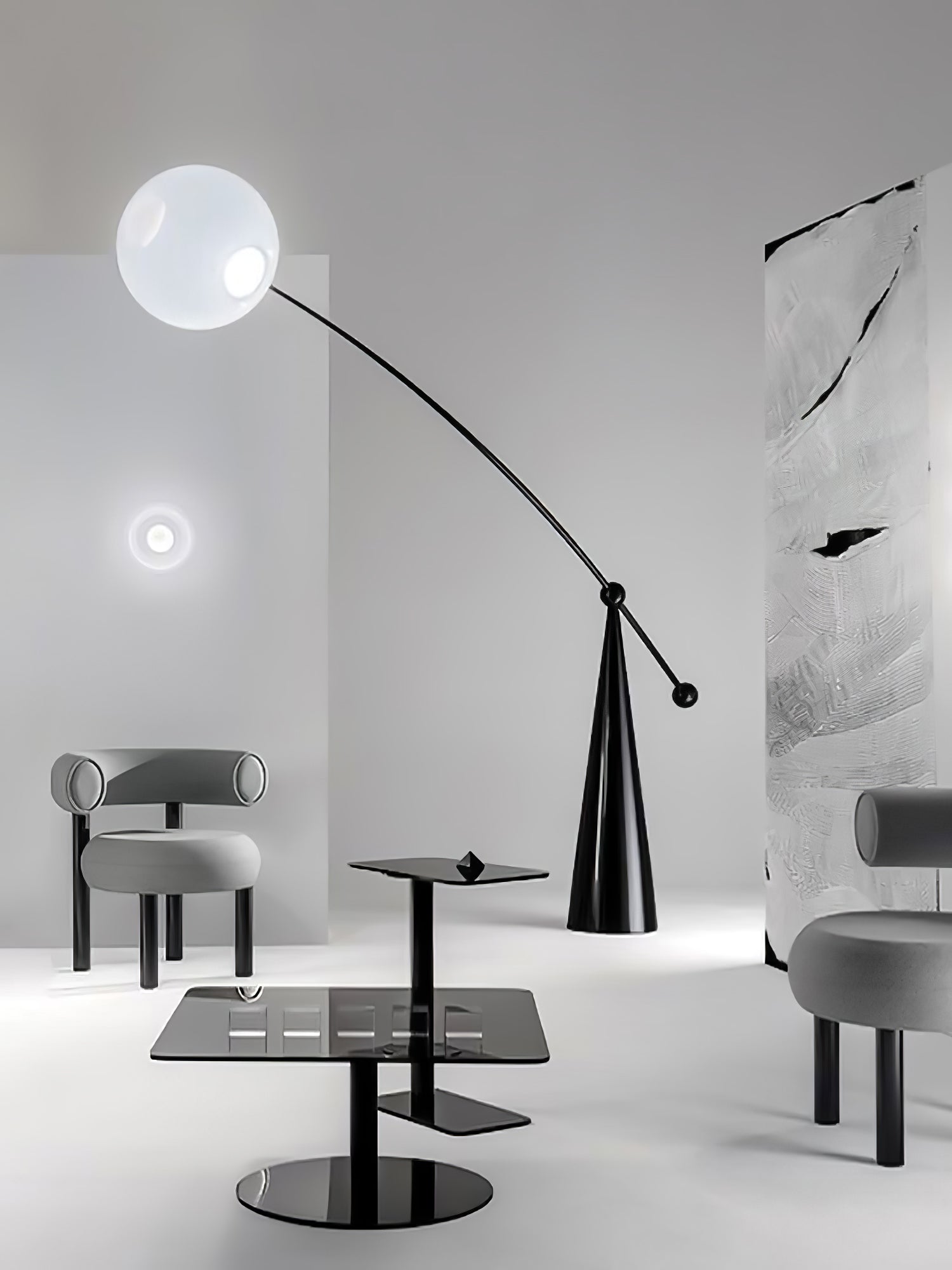 Opal Arc Floor Lamp - Lamp Outdoor