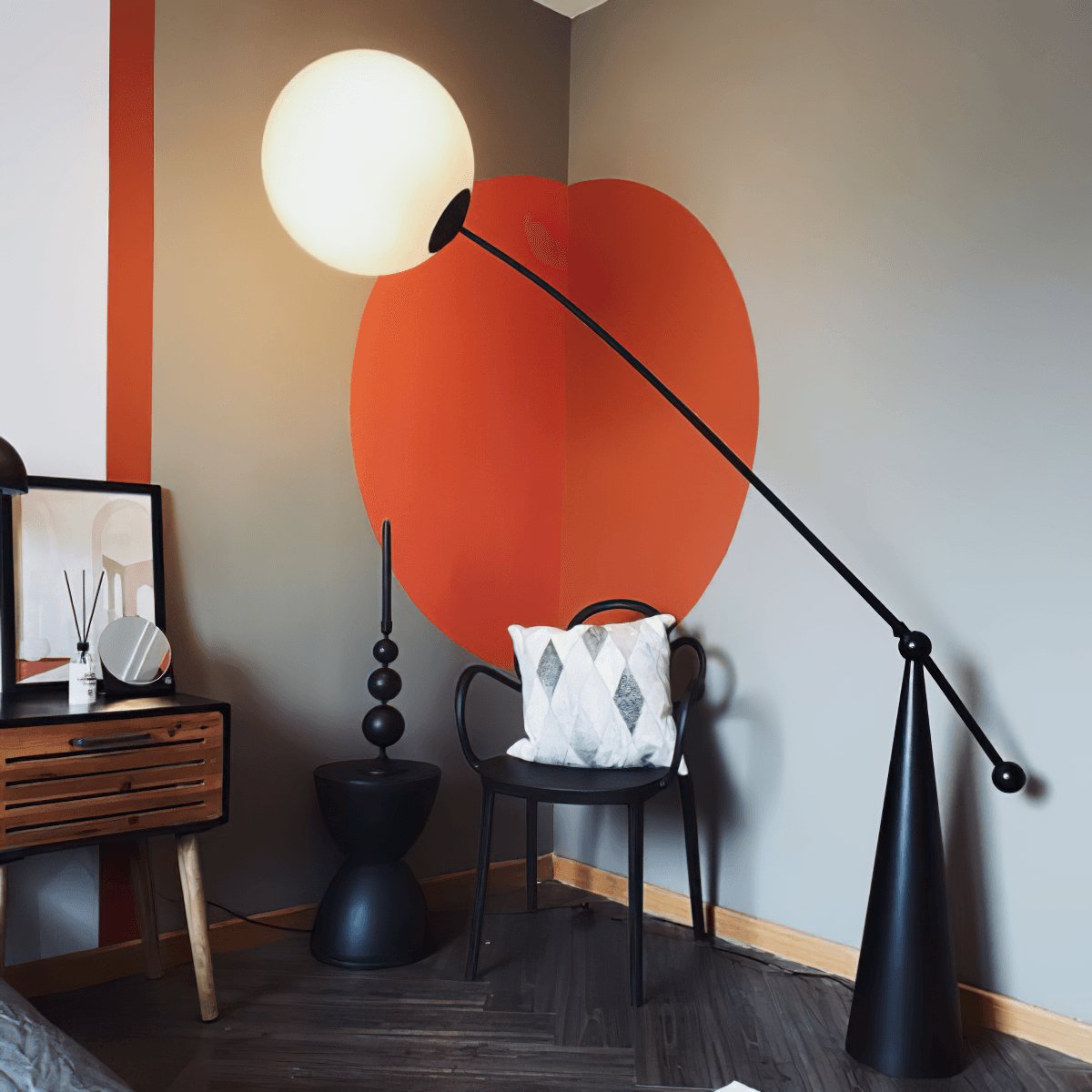 Opal Arc Floor Lamp - Lamp Outdoor