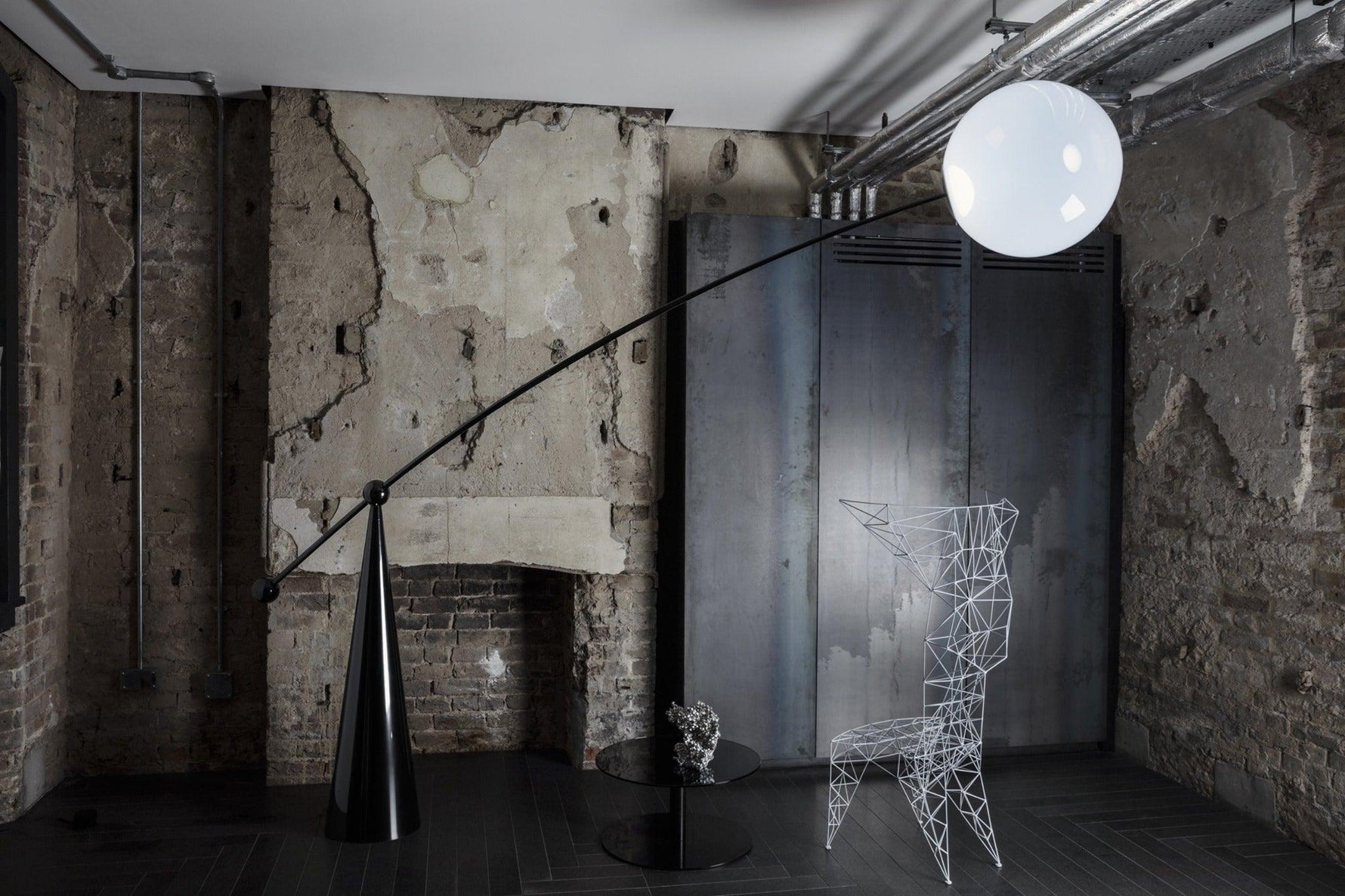Opal Arc Floor Lamp - Lamp Outdoor