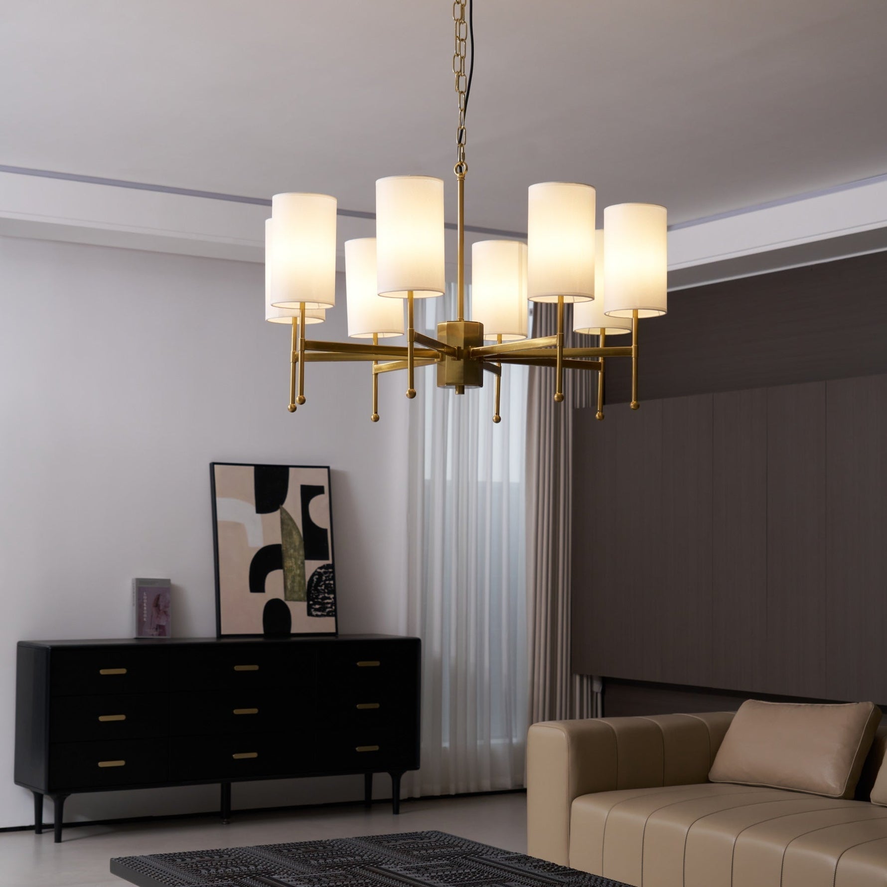 Brilliancess Brass Chandelier - Lamp Outdoor