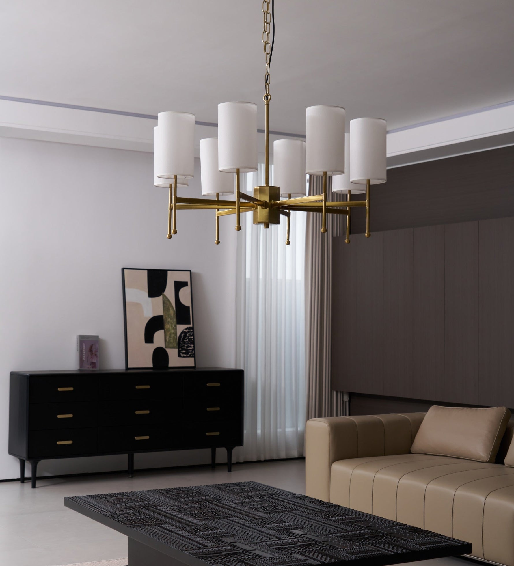 Brilliancess Brass Chandelier - Lamp Outdoor