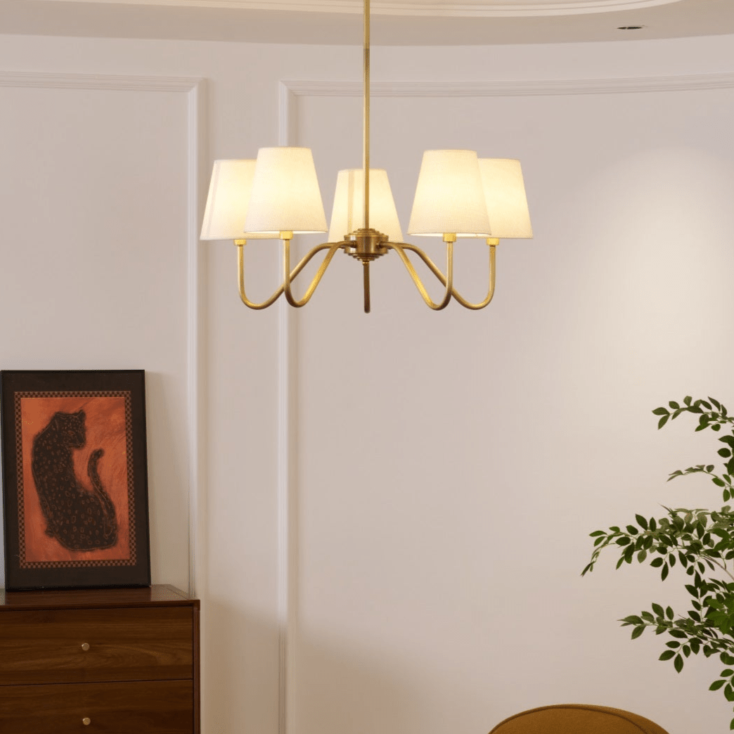 Opaluxe Brass Chandelier - Lamp Outdoor