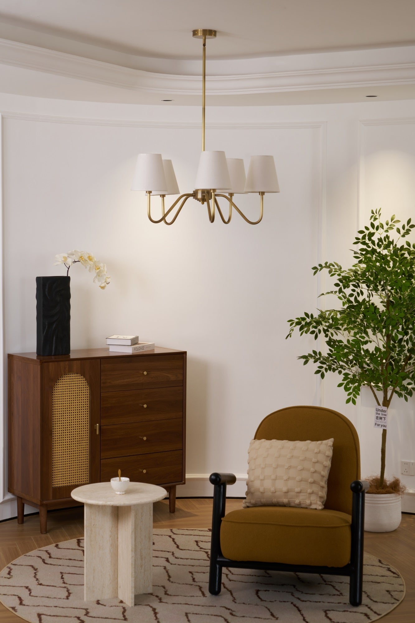 Opaluxe Brass Chandelier - Lamp Outdoor