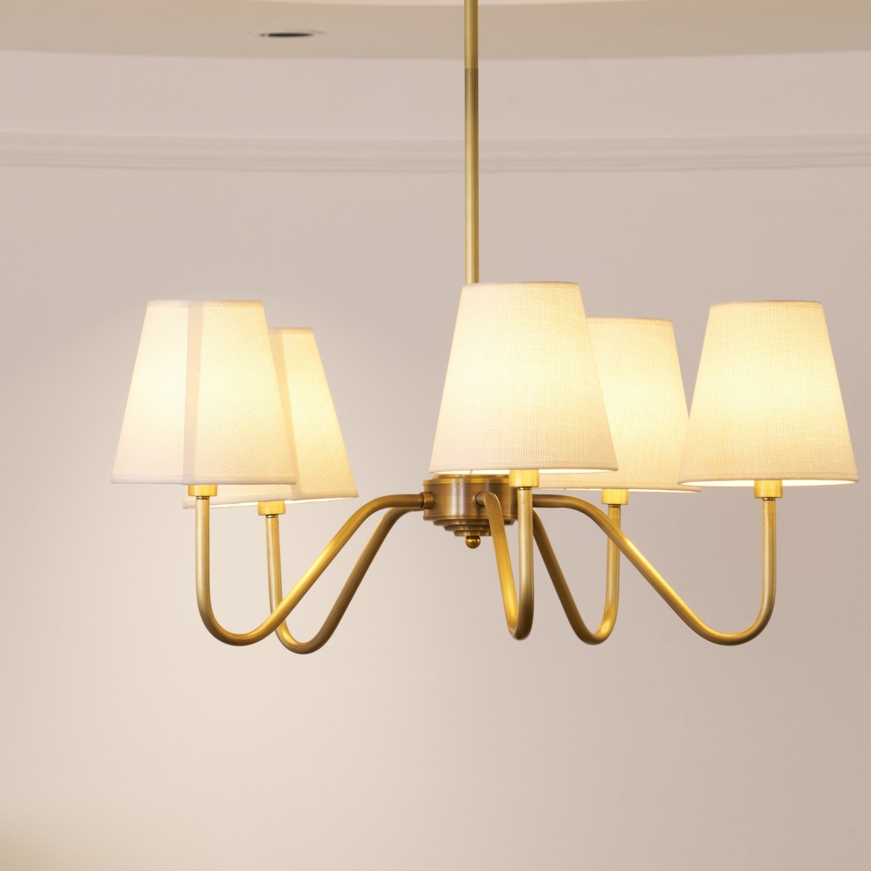 Opaluxe Brass Chandelier - Lamp Outdoor