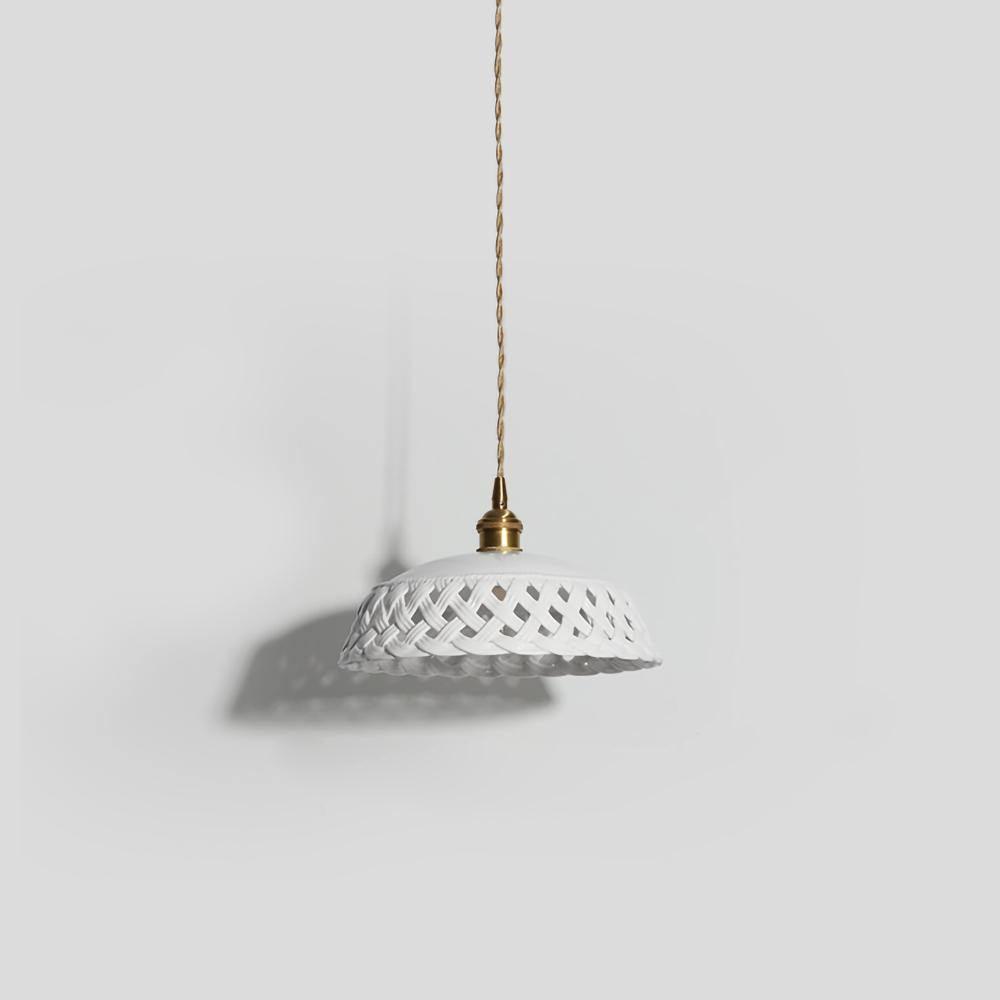 Openwork Ceramic Pendant Lamp - Lamp Outdoor