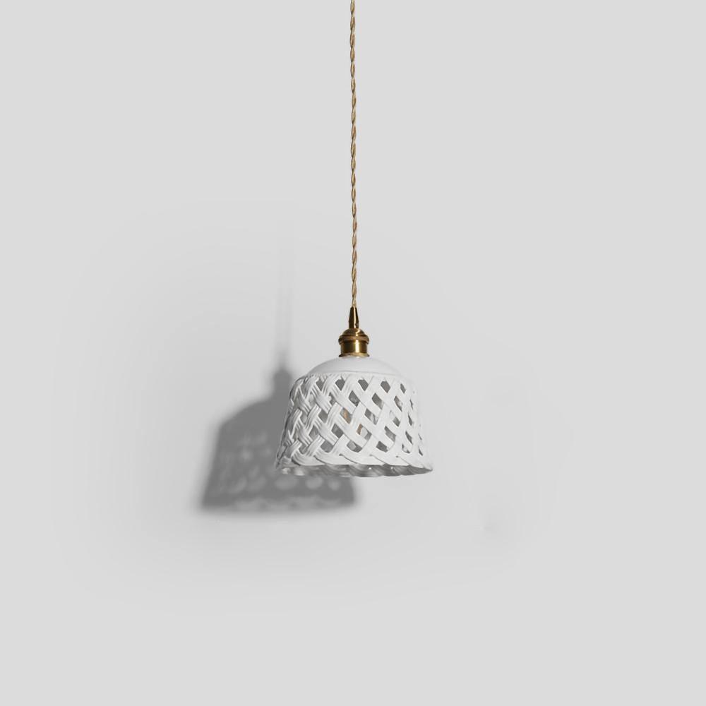 Openwork Ceramic Pendant Lamp - Lamp Outdoor