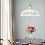 Openwork Ceramic Pendant Lamp - Lamp Outdoor
