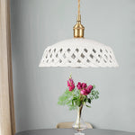 Openwork Ceramic Pendant Lamp - Lamp Outdoor
